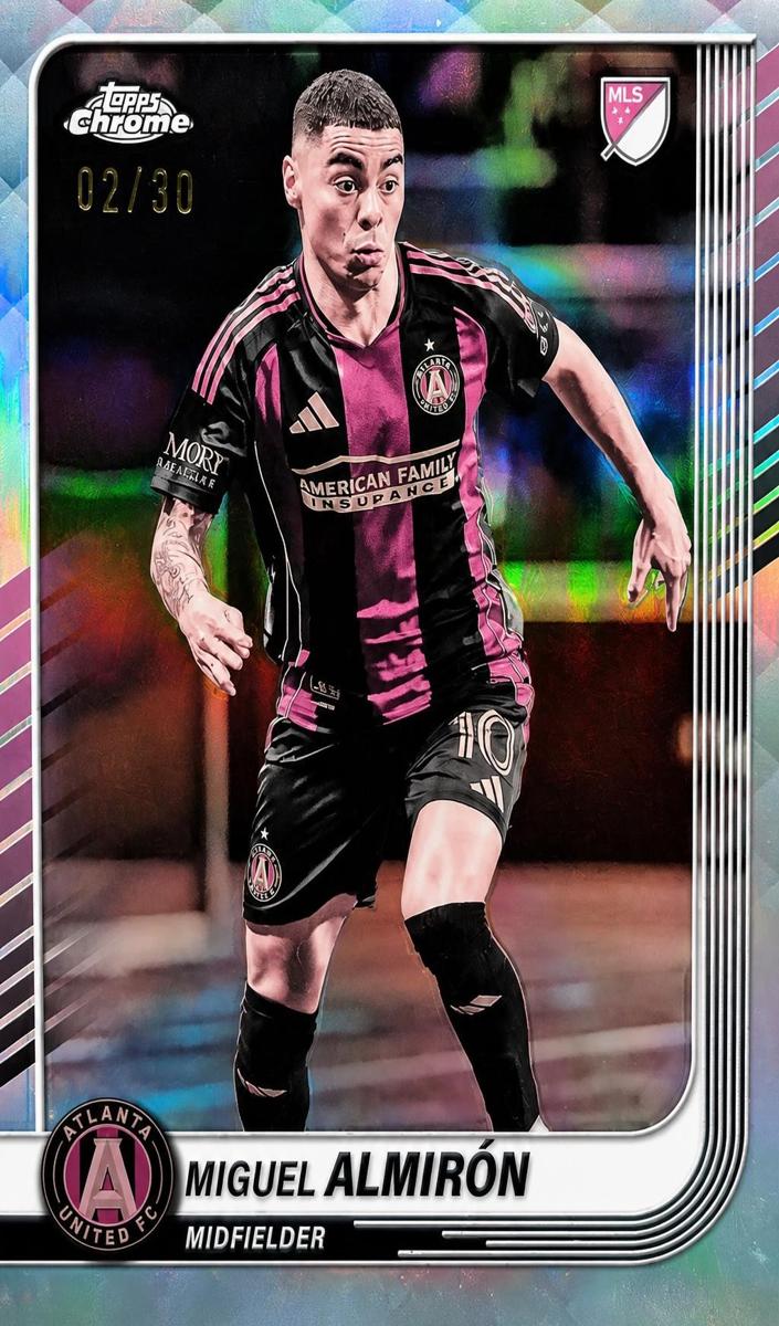 2025 Miguel Almiron [Pearl Refractor] #63