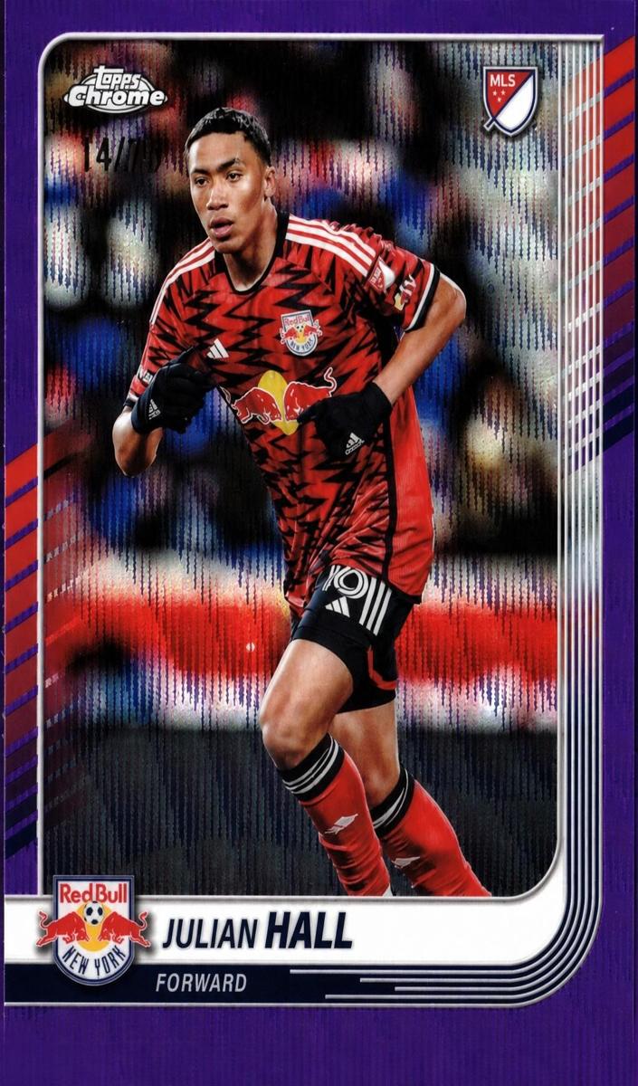 2025 Julian Hall [Purple Wave Refractor] #16