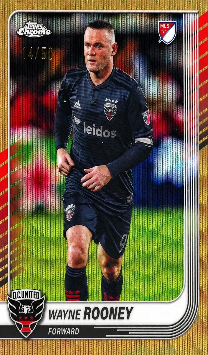 2025 Wayne Rooney [Gold Wave Refractor] #35
