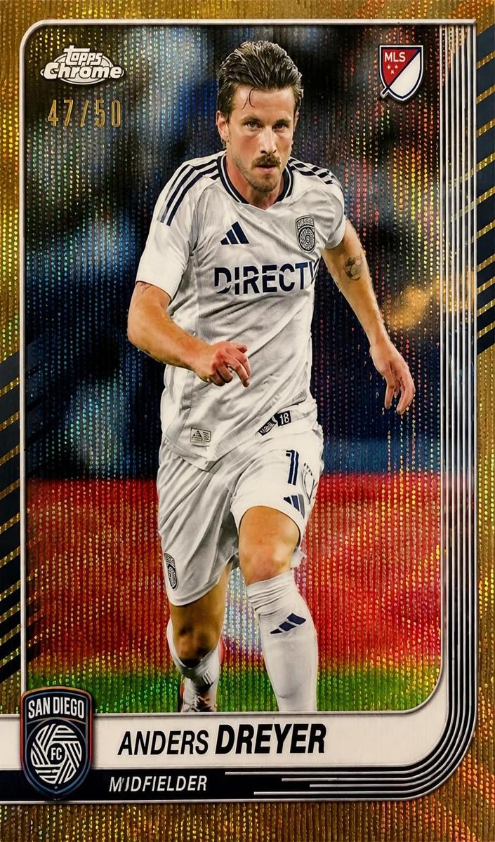 2025 Anders Dreyer [Gold Wave Refractor] #108