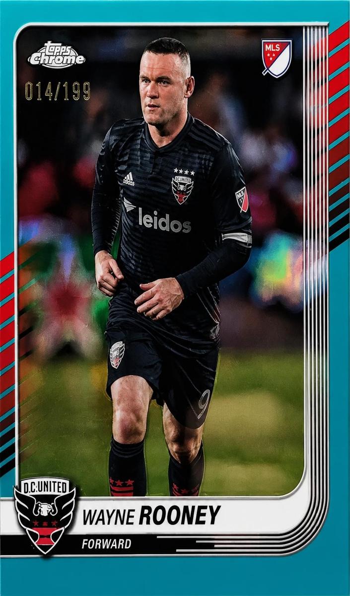 2025 Wayne Rooney [Aqua Refractor] #35