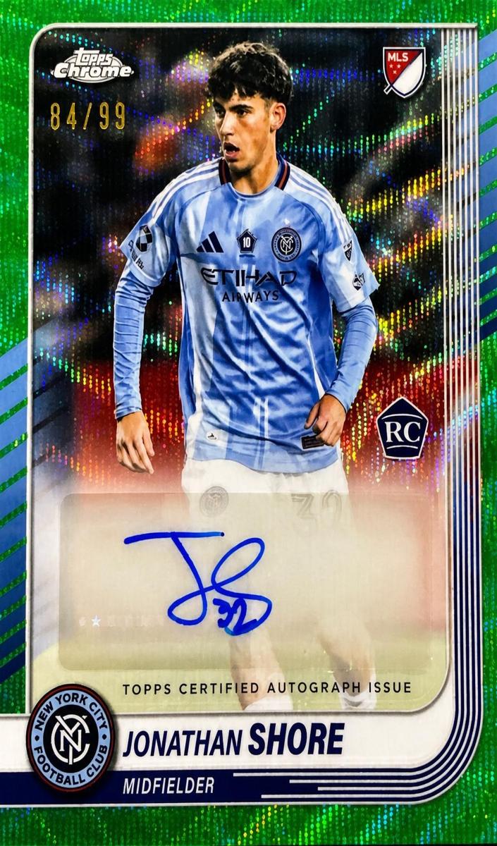 2025 Jonathan Shore [Green Wave Refractor] #CA-JS
