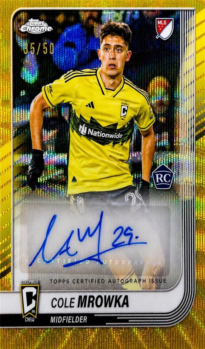 2025 Cole Mrowka [Gold Wave Refractor] #CA-CM