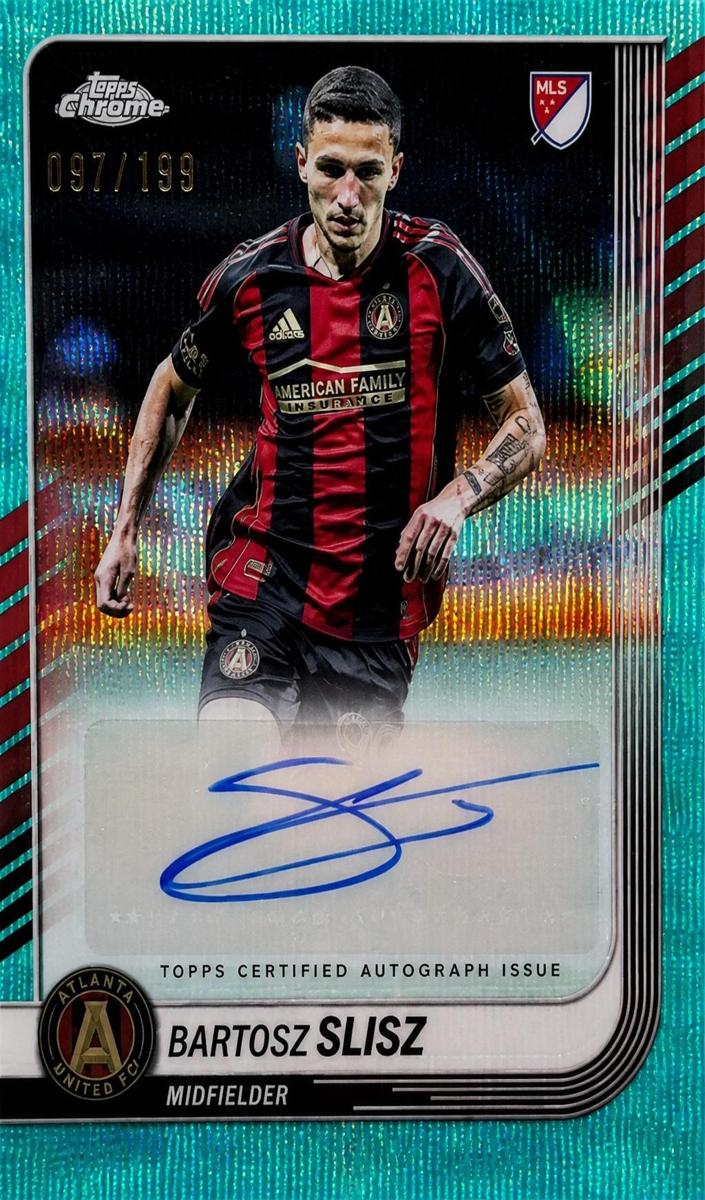 2025 Bartosz Slisz [Aqua Wave Refractor] #CA-SZ