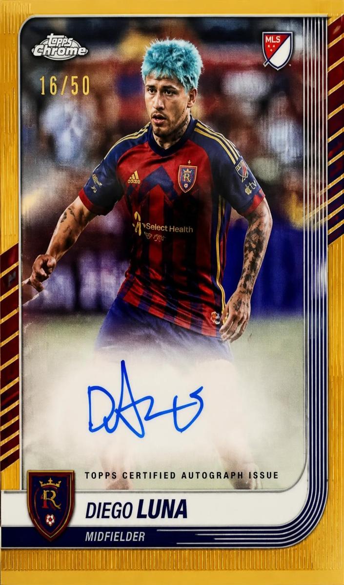 2025 Diego Luna [Gold Wave Refractor] #CA-DL