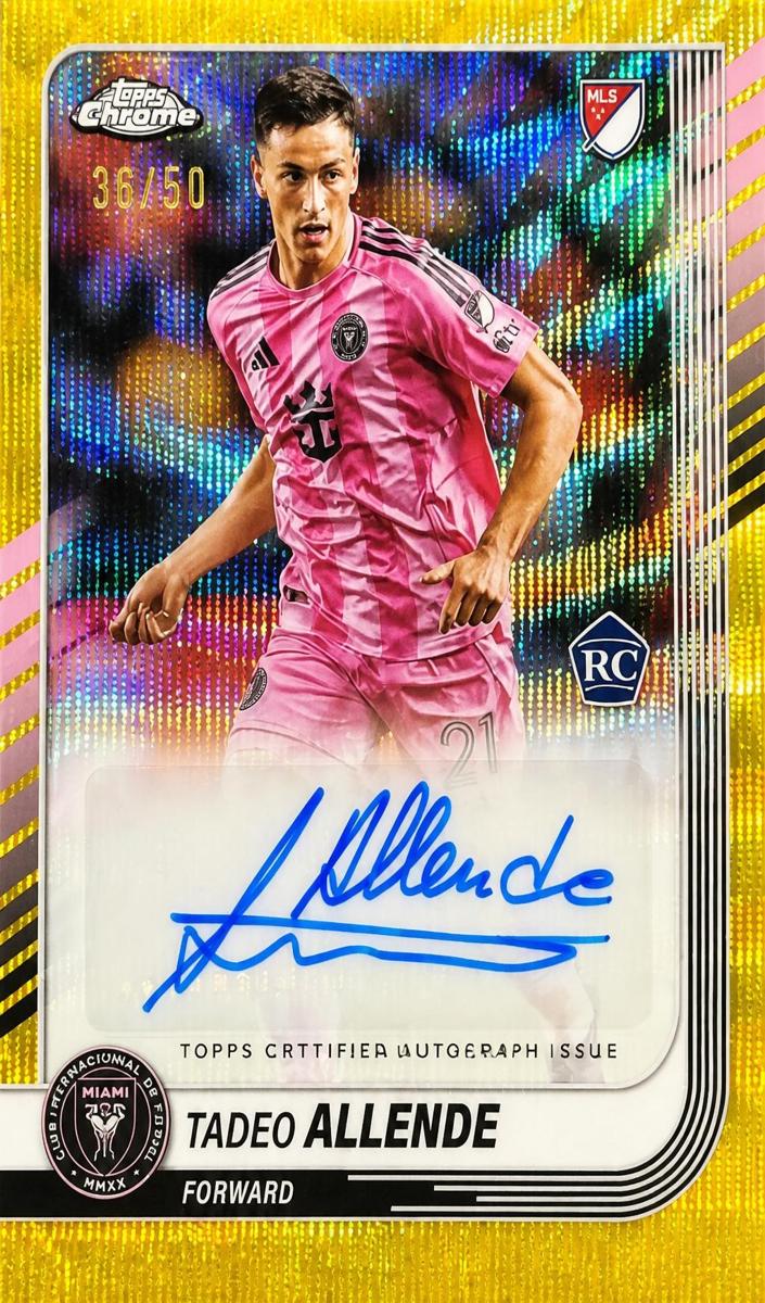 2025 Tadeo Allende [Gold Wave Refractor] #CA-TA