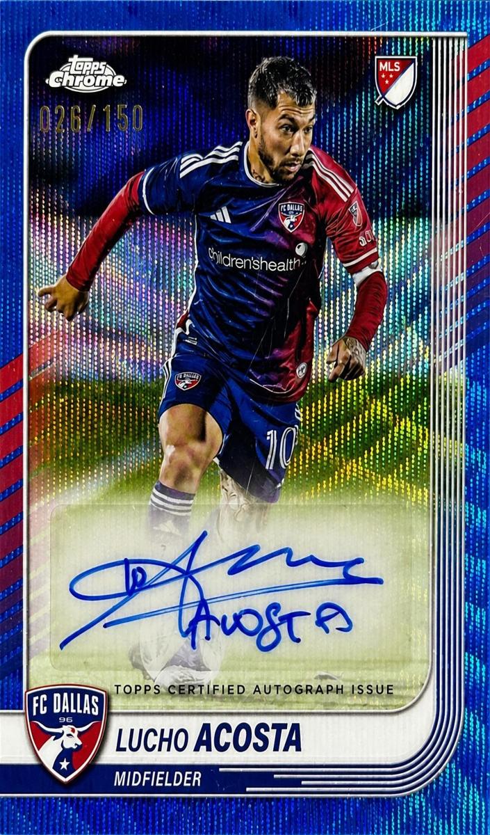 2025 Lucho Acosta [Blue Wave Refractor] #CA-LA
