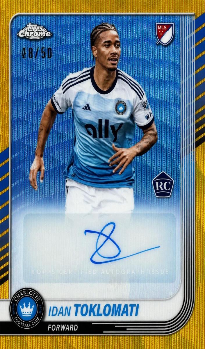 2025 Idan Toklomati [Gold Wave Refractor] #CA-IT