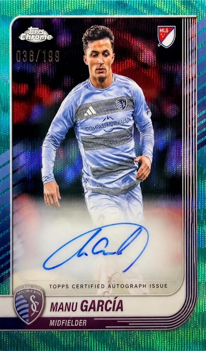 2025 Manu Garcia [Aqua Wave Refractor] #CA-MG