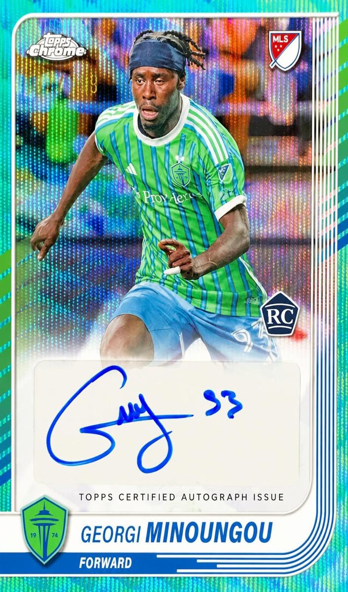 2025 Georgi Minoungou [Aqua Wave Refractor] #CA-GM