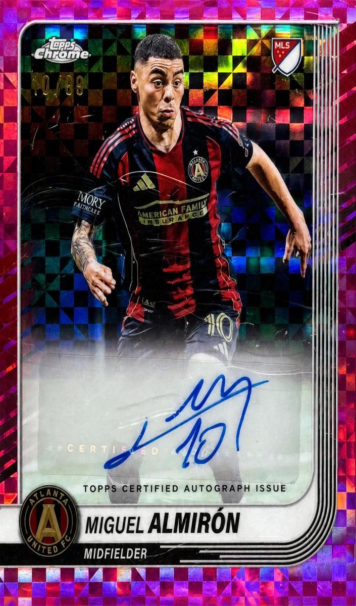2025 Miguel Almiron [Pink X-Fractor] #CA-MA