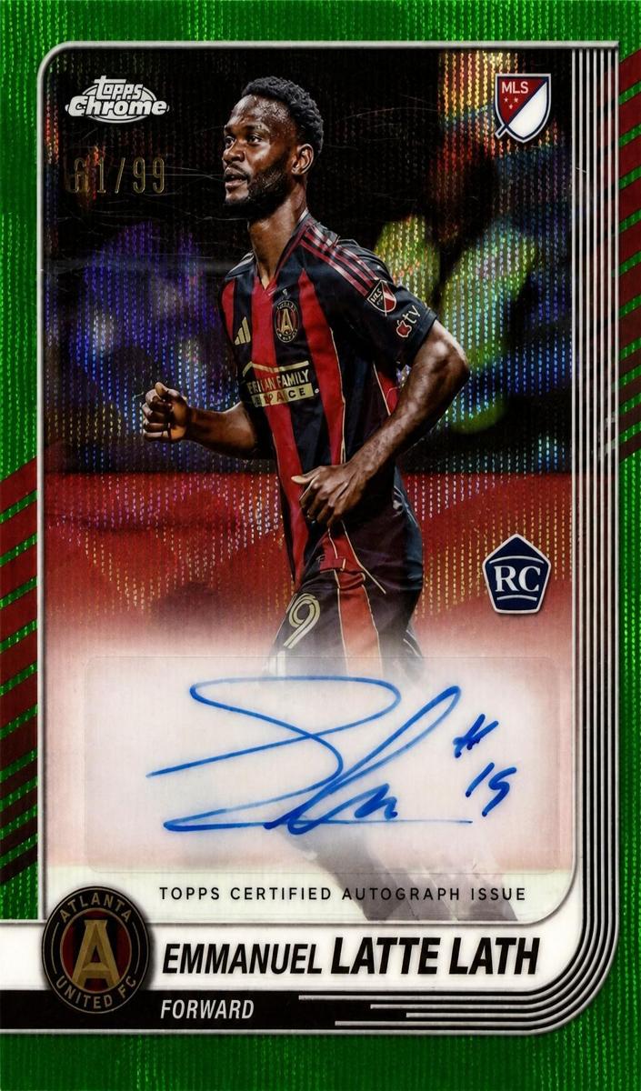 2025 Emmanuel Latte Lath [Green Wave Refractor] #CA-EL