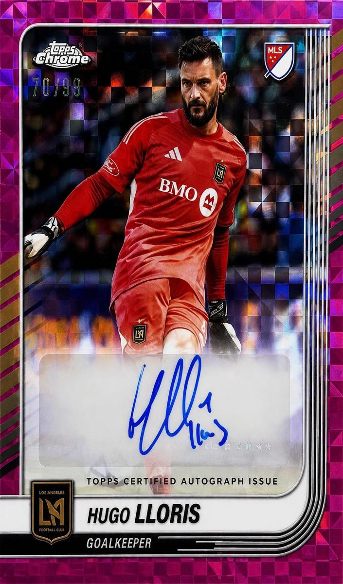 2025 Hugo Lloris [Pink X-Fractor] #CA-HL