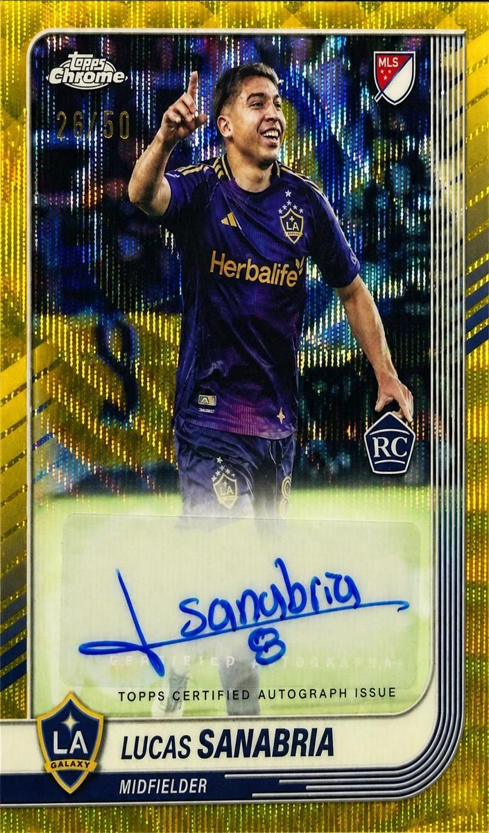 2025 Lucas Sanabria [Gold Wave Refractor] #CA-SA