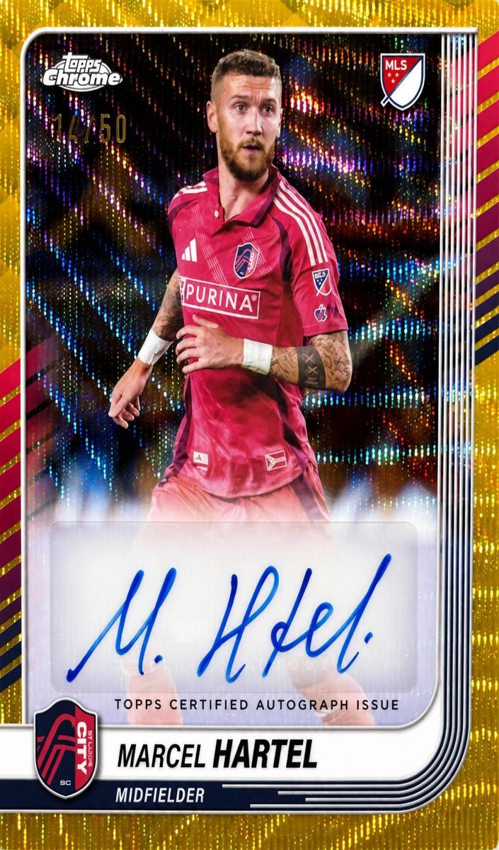 2025 Marcel Hartel [Gold Wave Refractor] #CA-MH