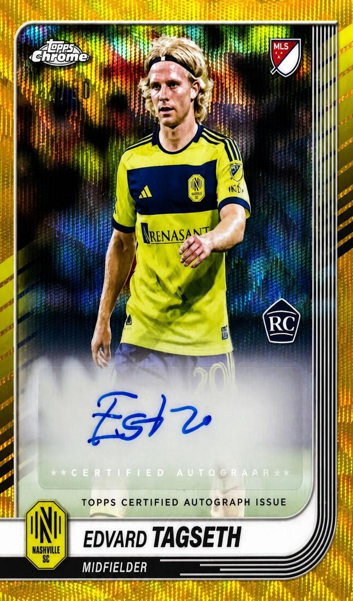 2025 Edvard Tagseth [Gold Wave Refractor] #CA-ET