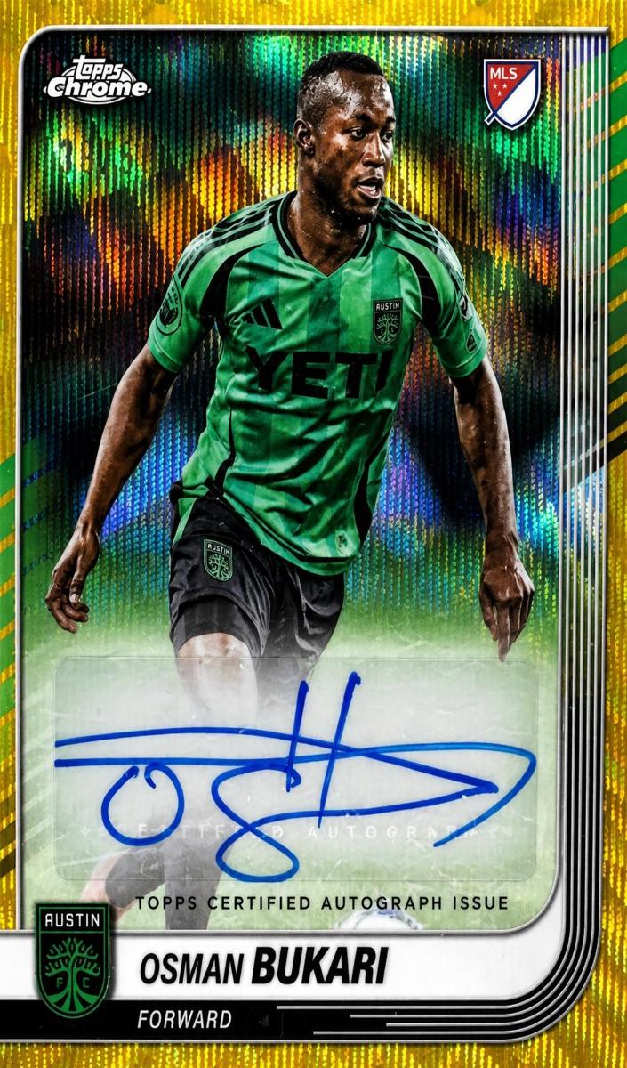2025 Osman Bukari [Gold Wave Refractor] #CA-OB