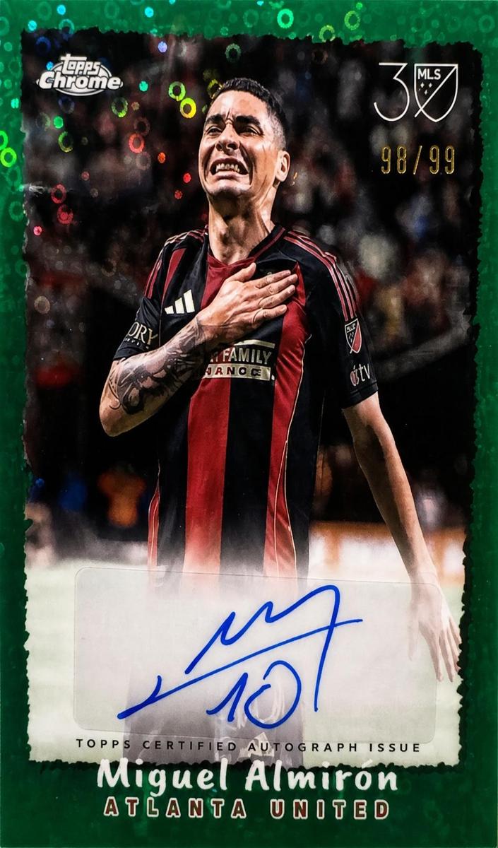 2025 Miguel Almiron [Green Refractor] #CA-MA