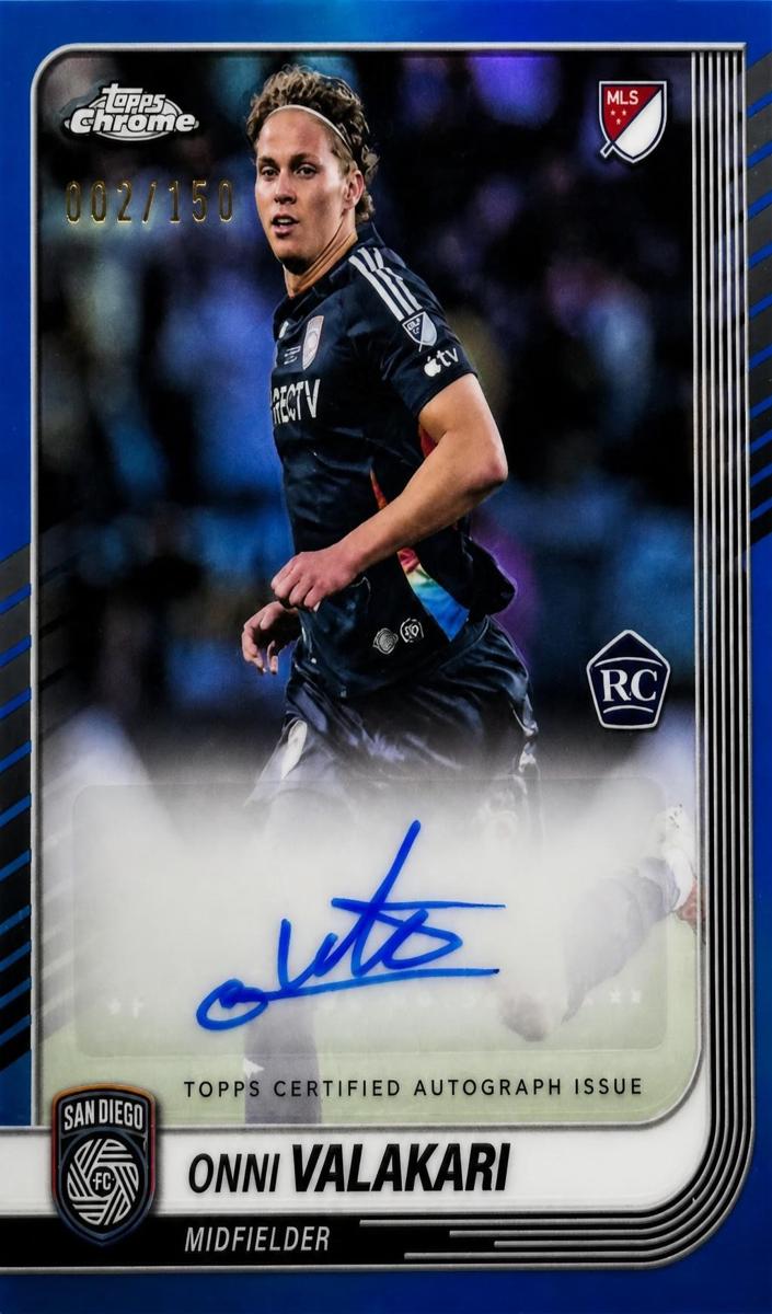 2025 Onni Valakari [Blue Refractor] #CA-VK