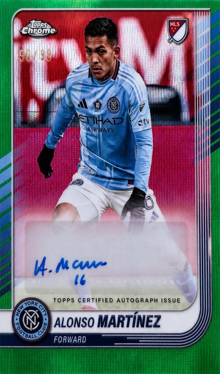 2025 Alonso Martinez [Green Wave Refractor] #CA-MZ