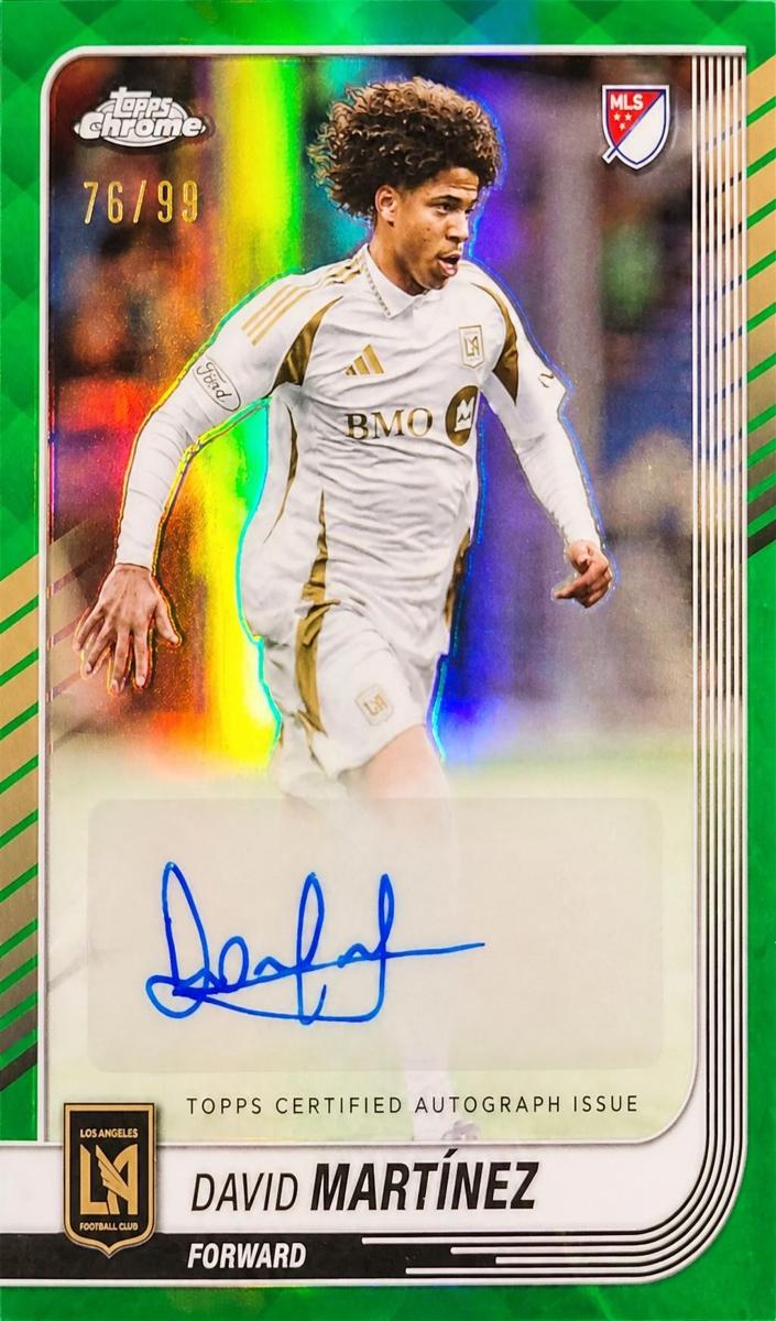 2025 David Martinez [Green Refractor] #CA-DM