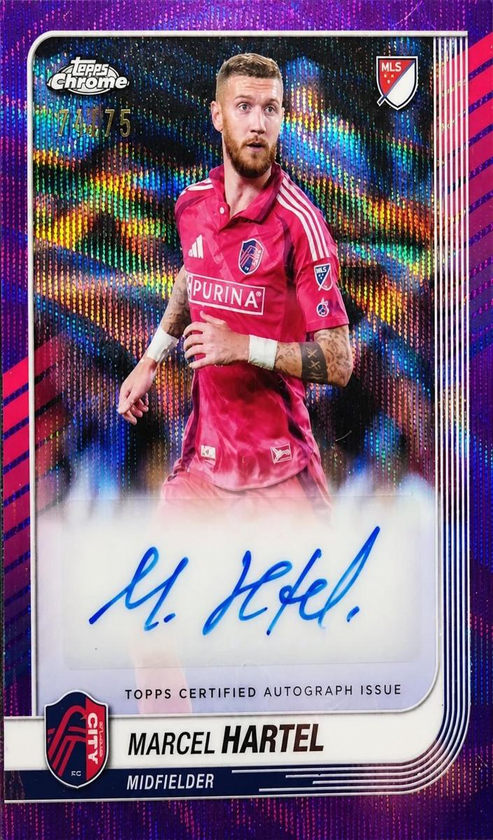 2025 Marcel Hartel [Purple Wave Refractor] #CA-MH