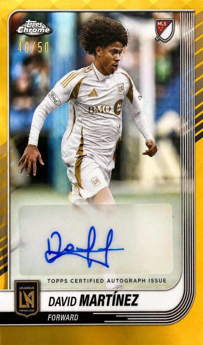 2025 David Martinez [Gold Refractor] #CA-DM