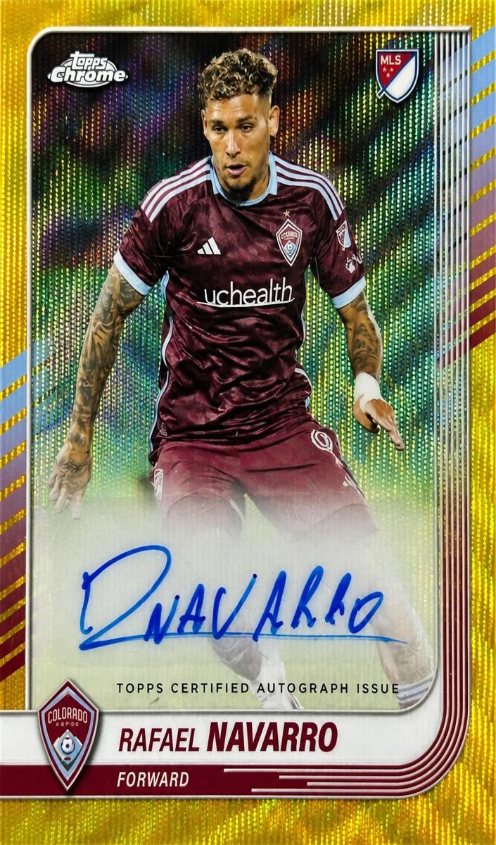 2025 Rafael Navarro [Gold Wave Refractor] #CA-RN
