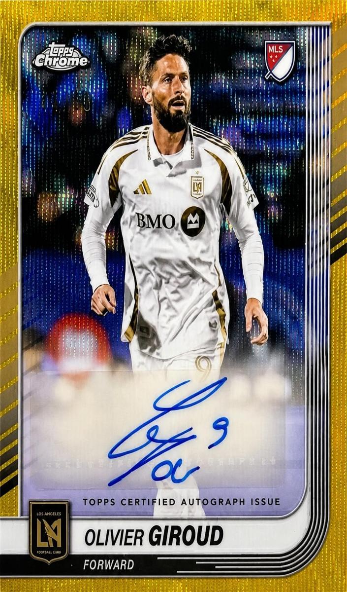 2025 Olivier Giroud [Gold Wave Refractor] #CA-OG