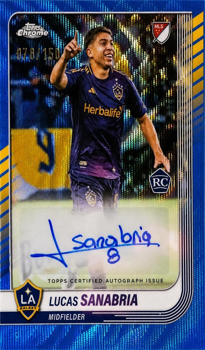 2025 Lucas Sanabria [Blue Wave Refractor] #CA-SA