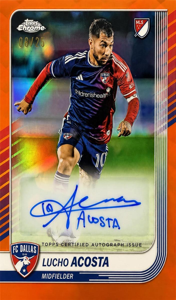 2025 Lucho Acosta [Orange Refractor] #CA-LA