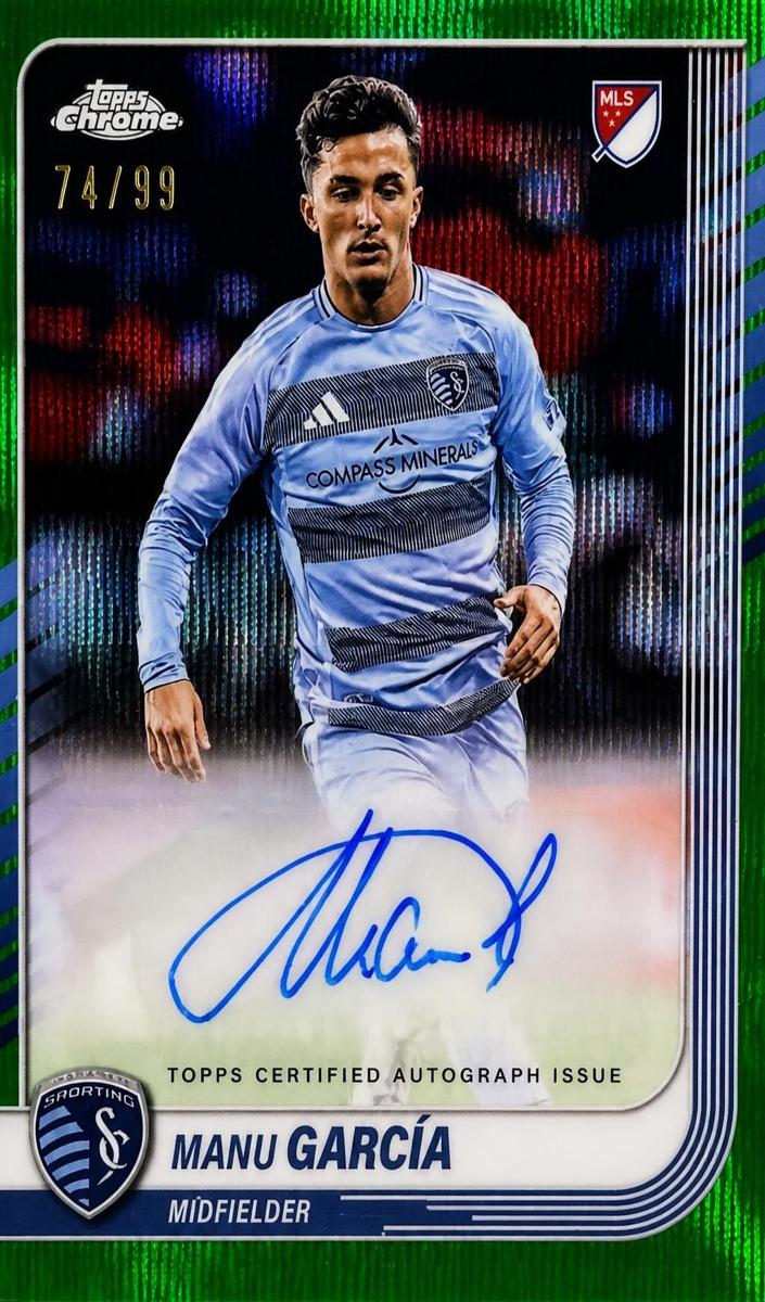 2025 Manu Garcia [Green Wave Refractor] #CA-MG
