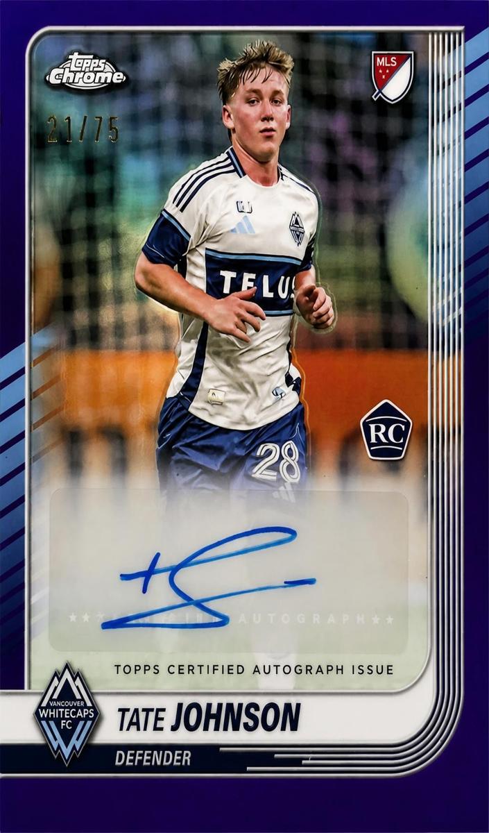 2025 Tate Johnson [Purple Refractor] #CA-TJ
