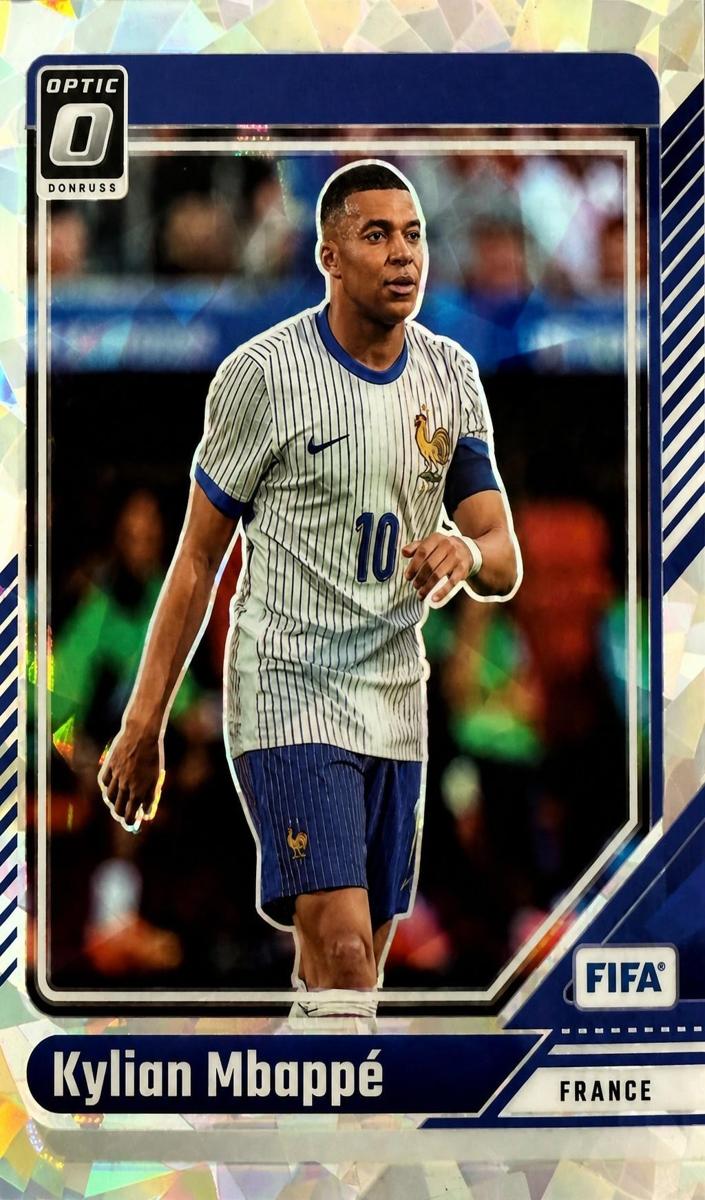 2024 Panini Donruss Kylian Mbappe [Ice] #100 card