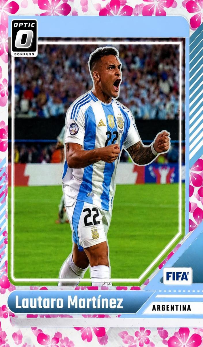 2024 Panini Donruss Lautaro Martinez [Plum Blossom] #82 card
