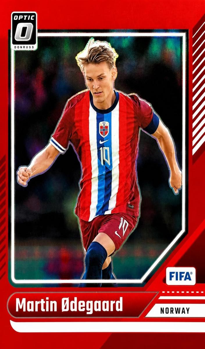 2024 Panini Donruss Martin Odegaard [Red] #92 card