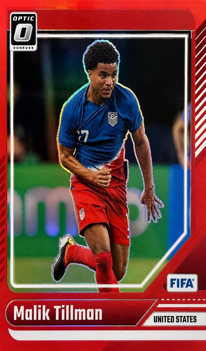 2024 Panini Donruss Malik Tillman [Red] #2 card