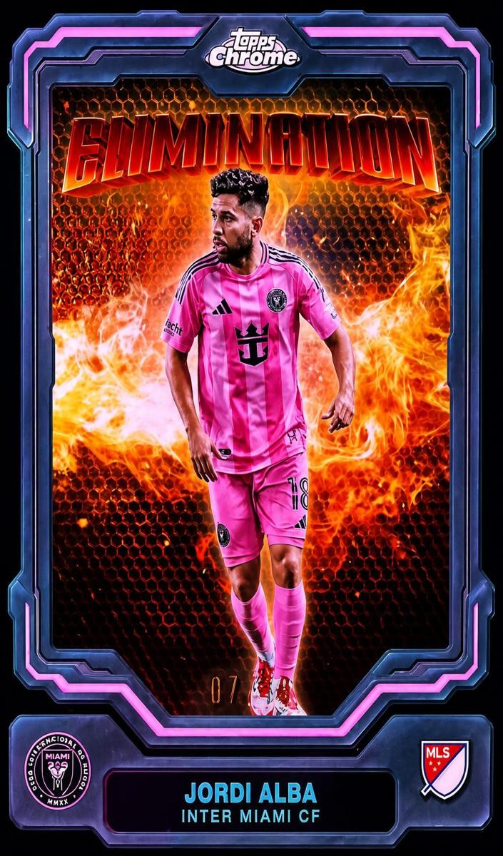 2025 Jordi Alba [Black Refractor] #EL-7
