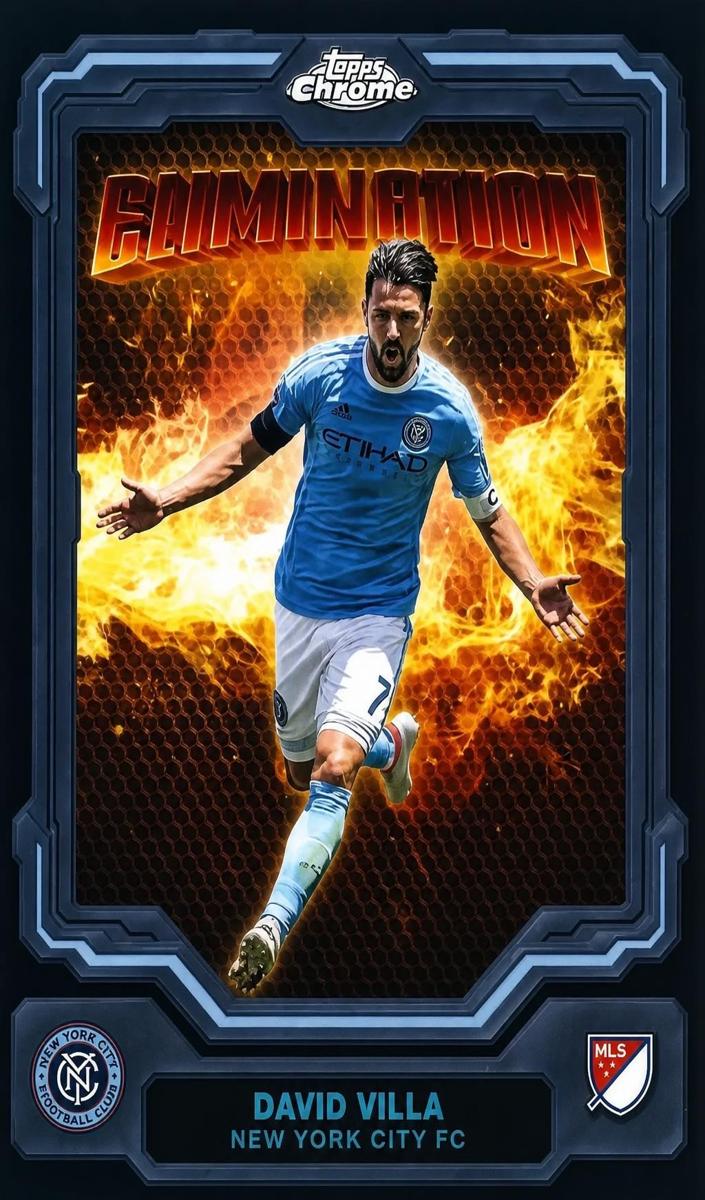 2025 David Villa [Black Refractor] #EL-24
