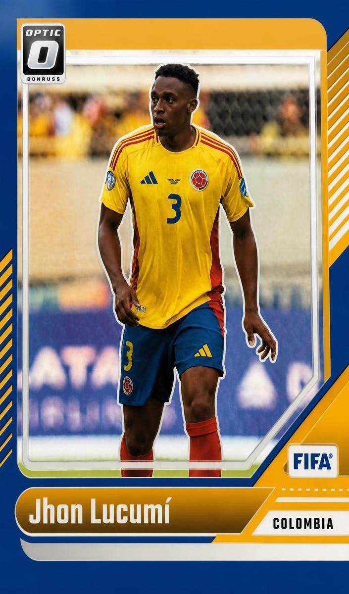 2024 Panini Donruss Jhon Lucumi [Blue] #90 card