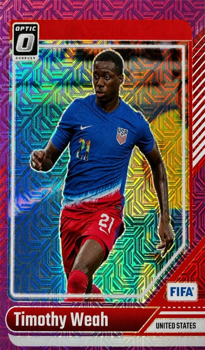 2024 Timothy Weah [Purple Mojo] #7
