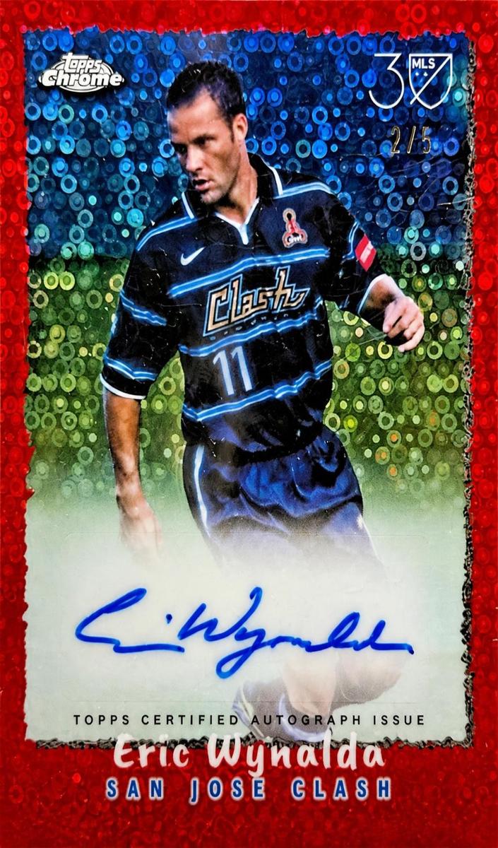 2025 Eric Wynalda [Red Donut Holes Refractor] #NFA-EW