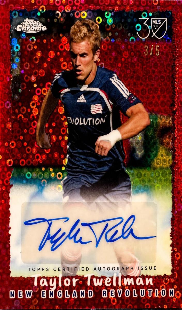 2025 Taylor Twellman [Red Donut Holes Refractor] #NFA-TT