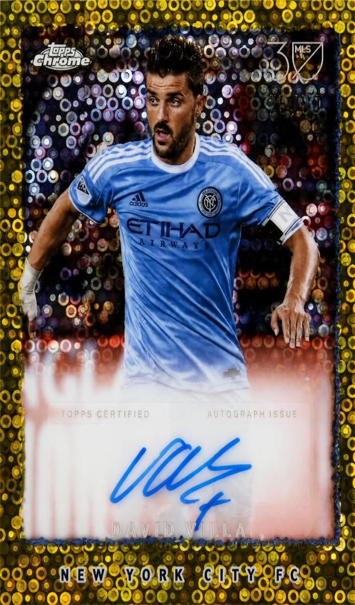 2025 David Villa [Gold Donut Holes Refractor] #NFA-DV