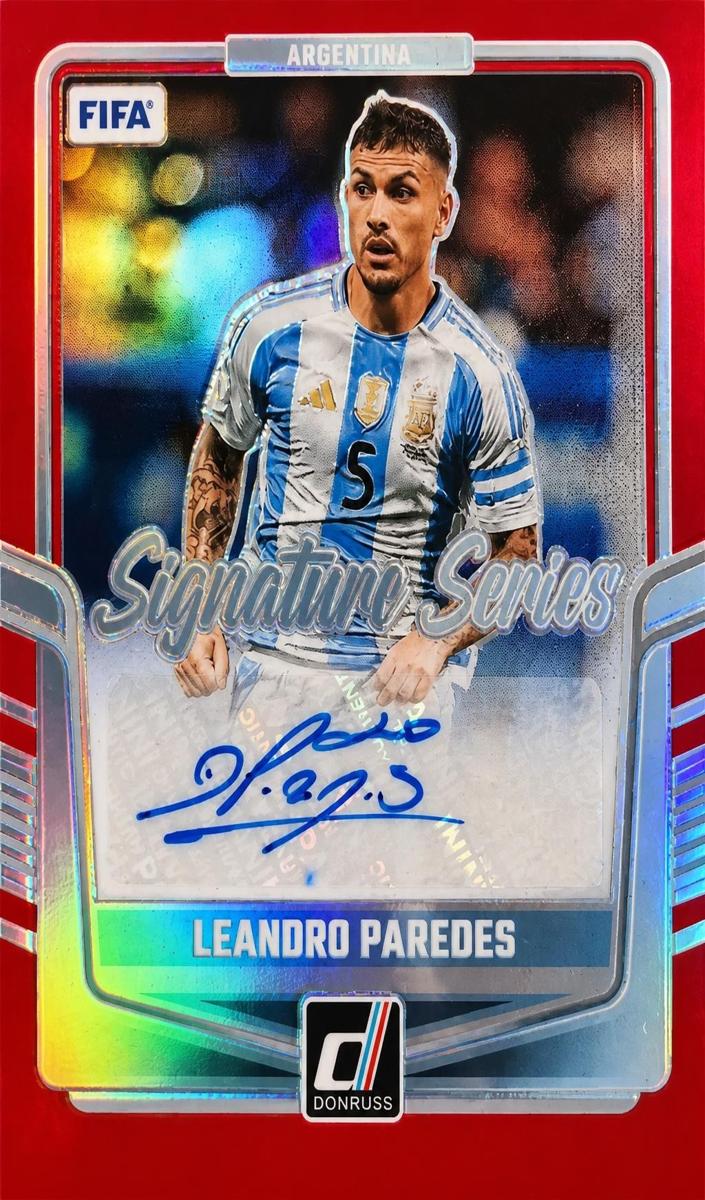 2024 Panini Donruss Leandro Paredes [Red] #SS-LP card