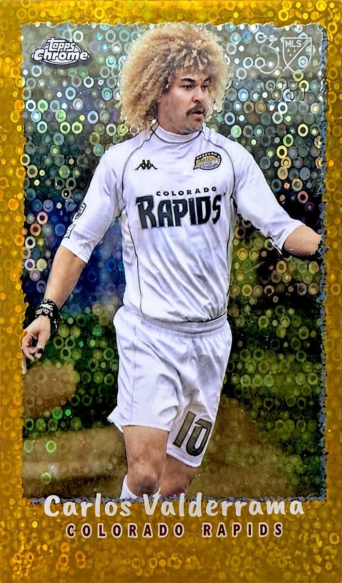 2025 Carlos Valderrama [Gold Donut Holes Refractor] #NF-17