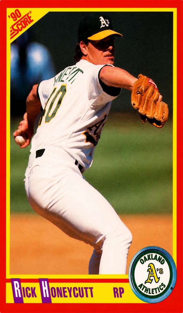 1990 Rick Honeycutt #317