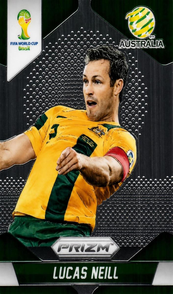 2014 Panini Prizm World Cup Lucas Neill [Green] #15 card