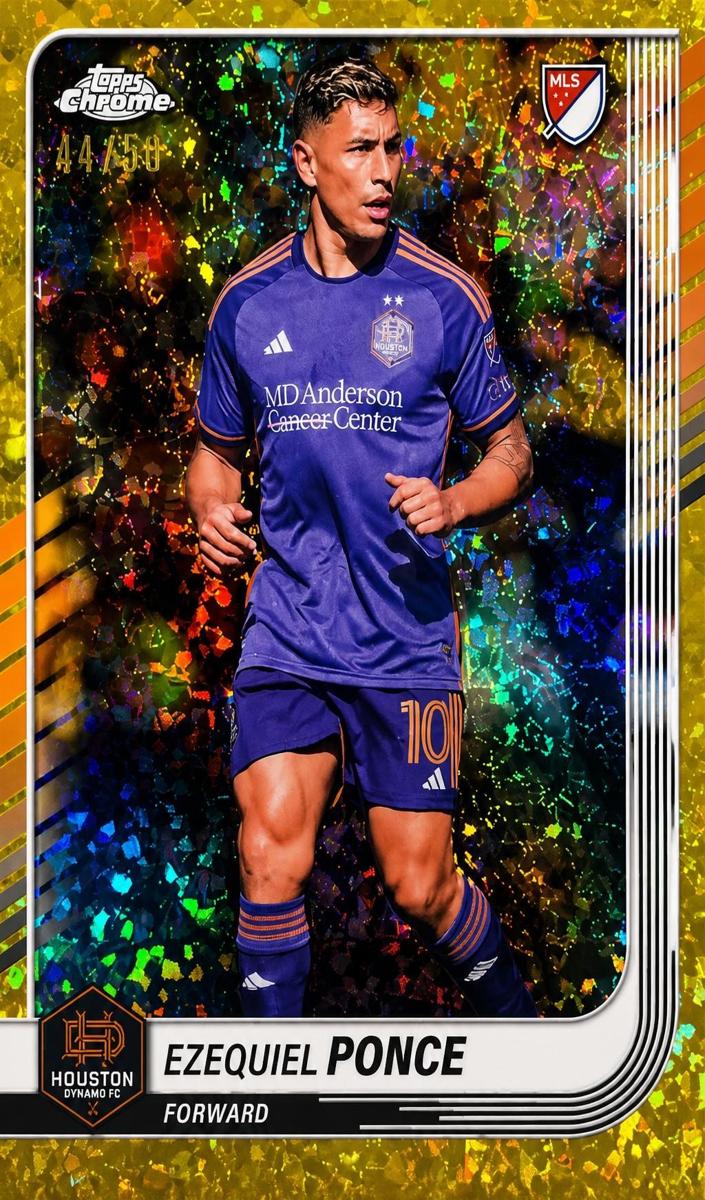 2025 Ezequiel Ponce [Gold Mini-Diamonds Refractor] #155