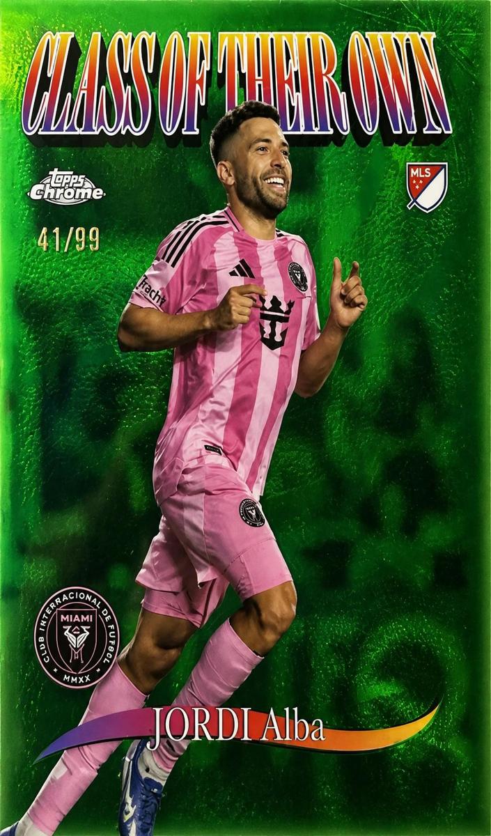2025 Jordi Alba [Green Refractor] #CO-8